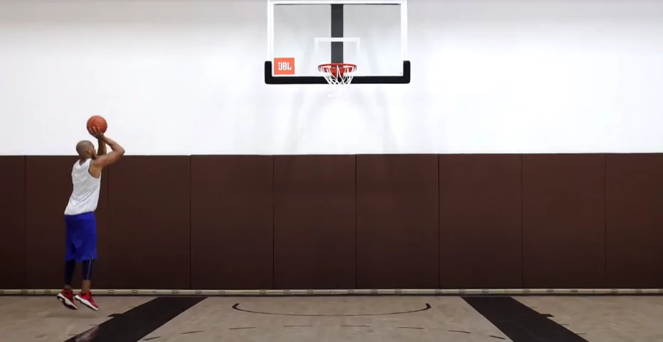 Fat block bank shooting off the dribble
